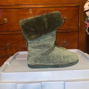 Olive Green LAMO Boots
